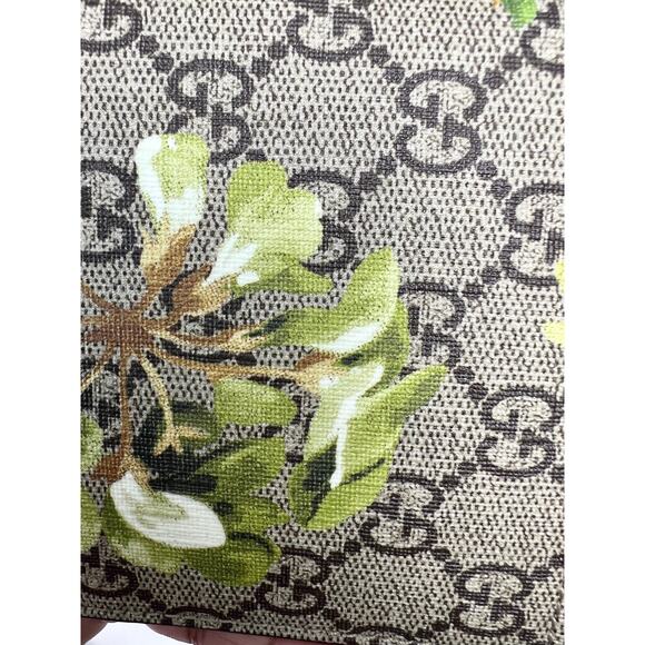 Gucci GG Monogram Bifold Wallet With White Leather - Picture 7 of 8